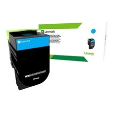 Lexmark Tonercartridge 80C2HCE - Cyaan
