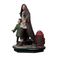 Iron Studios Figuur Star Wars - Obi-Wan & Young Leia - 1:10 Schaal