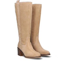 JJ Footwear Dameslaarzen Leyburn - Maat 38 - Taupe