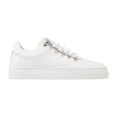 Nubikk Herensneakers Jagger Classic M - Maat 45 - White Leather Silver