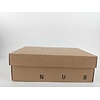 Nubikk Herensneakers Jagger Classic M - Maat 45 - White Leather Silver
