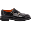 Santoni Herenschoenen Kalamabuck - Maat 42,5 - Zwart