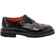 Santoni Herenschoenen Kalamabuck - Maat 42,5 - Zwart