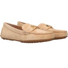 Ralph Lauren Damesloafers Barnsbury Flats Mocassins - Maat 39 - Beige