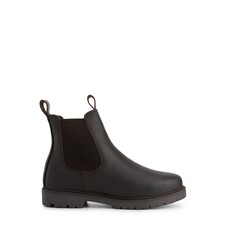 Travelin Damesboots Raufoss Chelsea Wolgevoerd - Maat 38 - Donkerbruin