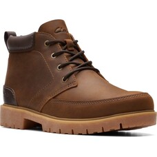 Clarks Herenboots Rossdale Mid - Maat 39,5 - Beeswax Bruin