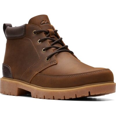 Clarks Herenboots Rossdale Mid - Maat 39,5 - Beeswax Bruin