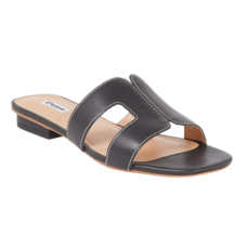 Dune London Dames Sandalen Wide Fit Loupe - Maat 38 - Zwart