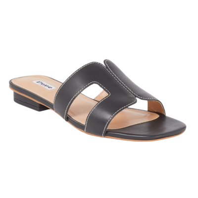 Dune London Dames Sandalen Wide Fit Loupe - Maat 38 - Zwart