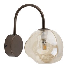 TK Lighting Wandlamp Lava - 11024 - Bruin