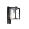 QAZQA Wandlamp Charlois - met Sensor - Zwart