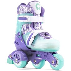 Cariboo Kinderrolschaatsen Step 1 - Maat 26-29 - Munt/Paars