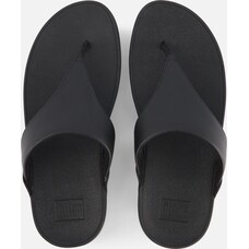 FitFlop Damesslippers Lulu Leather Toepost - Maat 41 - Zwart