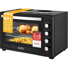 TZS First Austria Mini Oven 60L - 3400W - Zwart