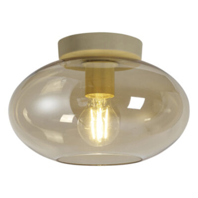 Gamma Plafondlamp Vetro - Ø26x17 cm - Amber