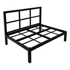 Wakefield Palletonderstel Dune 120cm - Zwart Metaal