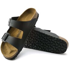 Birkenstock Herenslippers Arizona Birko-Flor - Maat 45 - Zwart