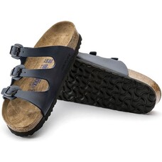 Birkenstock Damesslippers Florida Soft Footbed - Maat 42 - Donkerblauw