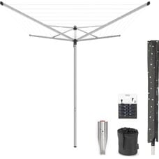 Brabantia Droogmolen Topspinner Deluxe - 40m - Metallic Grey
