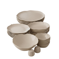 OZ Home Serviesset Bavary Cermico - 27-delig - Beige