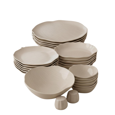 OZ Home Serviesset Bavary Cermico - 27-delig - Beige
