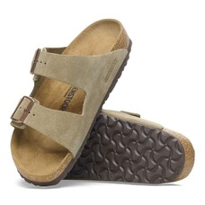 Birkenstock Damessandalen Arizona Suede - Maat 40 - Taupe