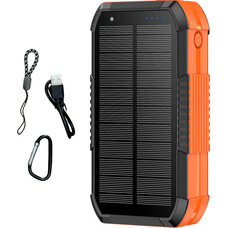 SimpSune Powerbank Solar - 51000 mAh - Zwart