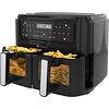 KitchenBrothers Dubbele Airfryer XXL - Zwart