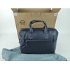 Piquadro Aktetas Pan - 43,5cm - Blauw Leer