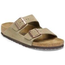 Birkenstock Herensandalen Arizona Suede - Maat 43 - Taupe