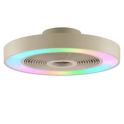 Brilliant Plafondventilator Catania - Ø48,6cm - Beige