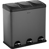 Homra Prullenbak Maxer - 3x20L - Grijs