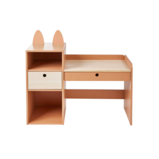 Vertbaudet Kinderbureau Foxy - 94,5x40x83,5 cm - Roodkleurig