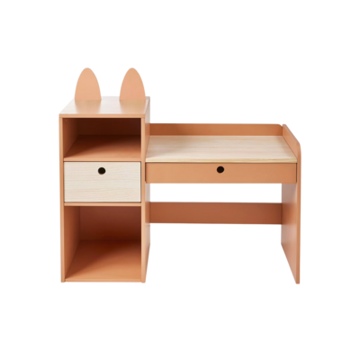 Vertbaudet Kinderbureau Foxy - 94,5x40x83,5 cm - Roodkleurig