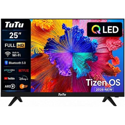 TuTu Smart TV 25" - Full HD QLED - TU25Q1FQ-T8