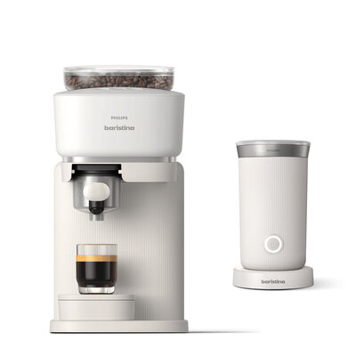 Philips Espressomachine Baristina - met Melkopschuimer - BAR303/00 - Wit