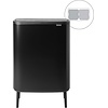 Brabantia Prullenbak Bo Touch Bin Hi - 60L - Matt Black