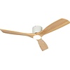 QAZQA Plafondventilator Jerri - met LED - Naturel