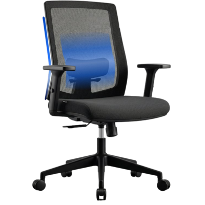 Backerz Bureaustoel Ergonomisch - Low Back - Zwart