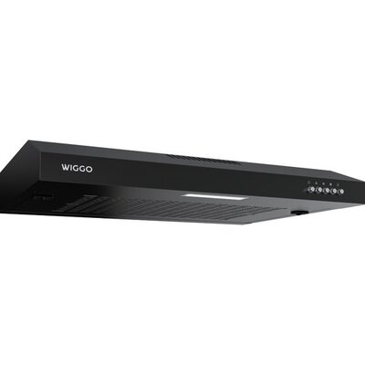 Wiggo Afzuigkap Onderbouw 60cm - WE-B630V(B) - Zwart