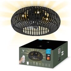 Varin Plafondlamp Smart - Ø50cm - VA-E004 - Bamboe Zwart