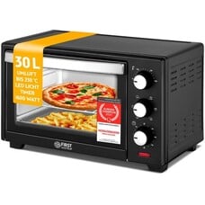 TZS First Austria Vrijstaande Oven 30L - 1600W - Zwart