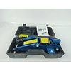 Topgear Garagekrik met Koffer - 1,5 ton - Blauw