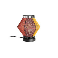 Dutchbone Tafellamp Surya - Geel/Rood