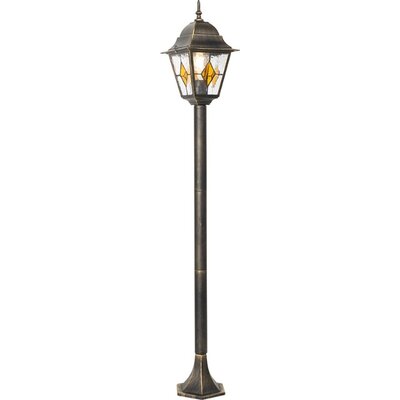 QAZQA Buitenlamp Antigua - 117cm - Zwart