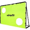 Virtufit Voetbaldoel met Gaten - 180x120 cm - Groen
