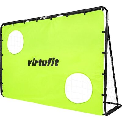 Virtufit Voetbaldoel met Gaten - 180x120 cm - Groen