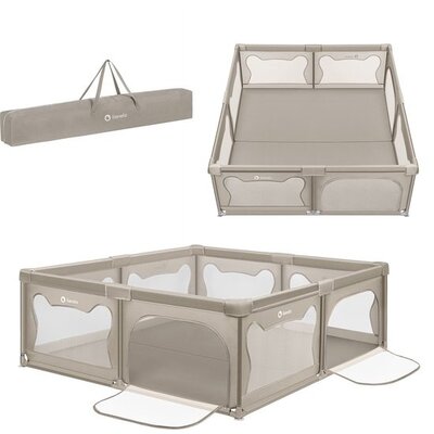 Lionelo Baby Box Willow XL - 187x207x68 cm - Beige
