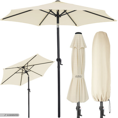 Kingsleeve Parasol Fiji - 200cm - Beige