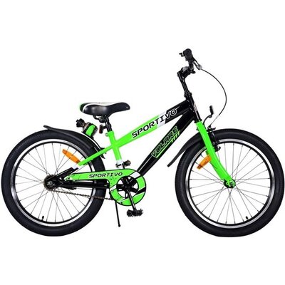 Volare Kinderfiets Sportivo - 20 Inch - Zwart/Groen